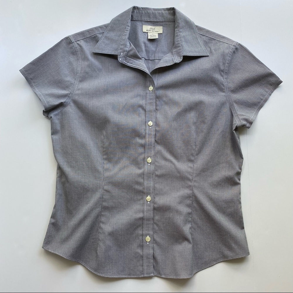 Brooks Brothers 346 Short Sleeve Button Down Top